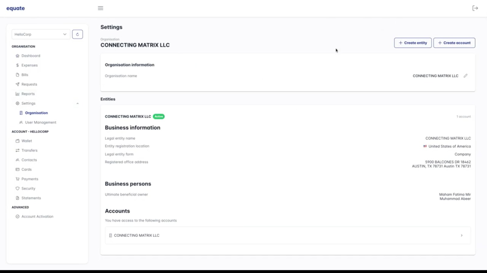 Bill Pay Dashboard